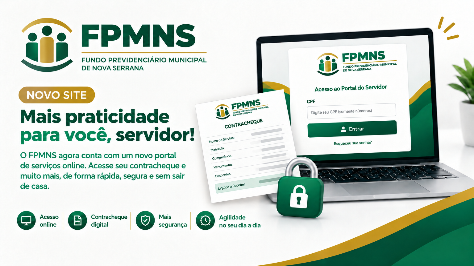 FPMNS lança novo site institucional com serviços online para o servidor